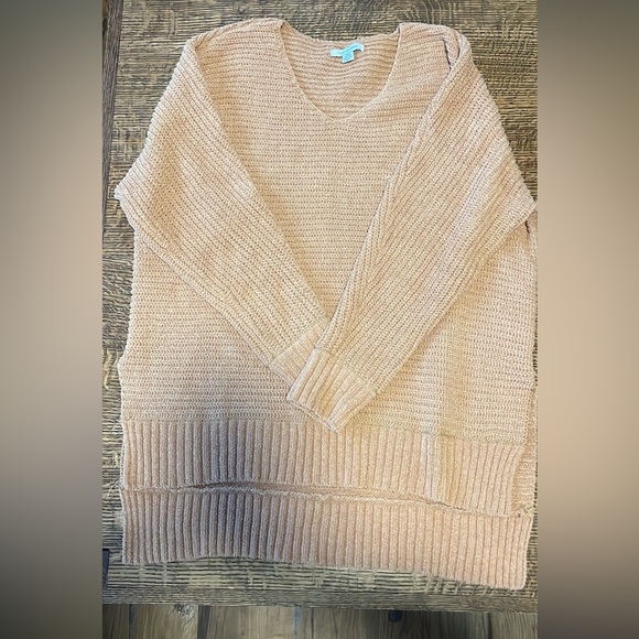 AE NWOT XXS oversized tan chenille sweater - Picture 1 of 1